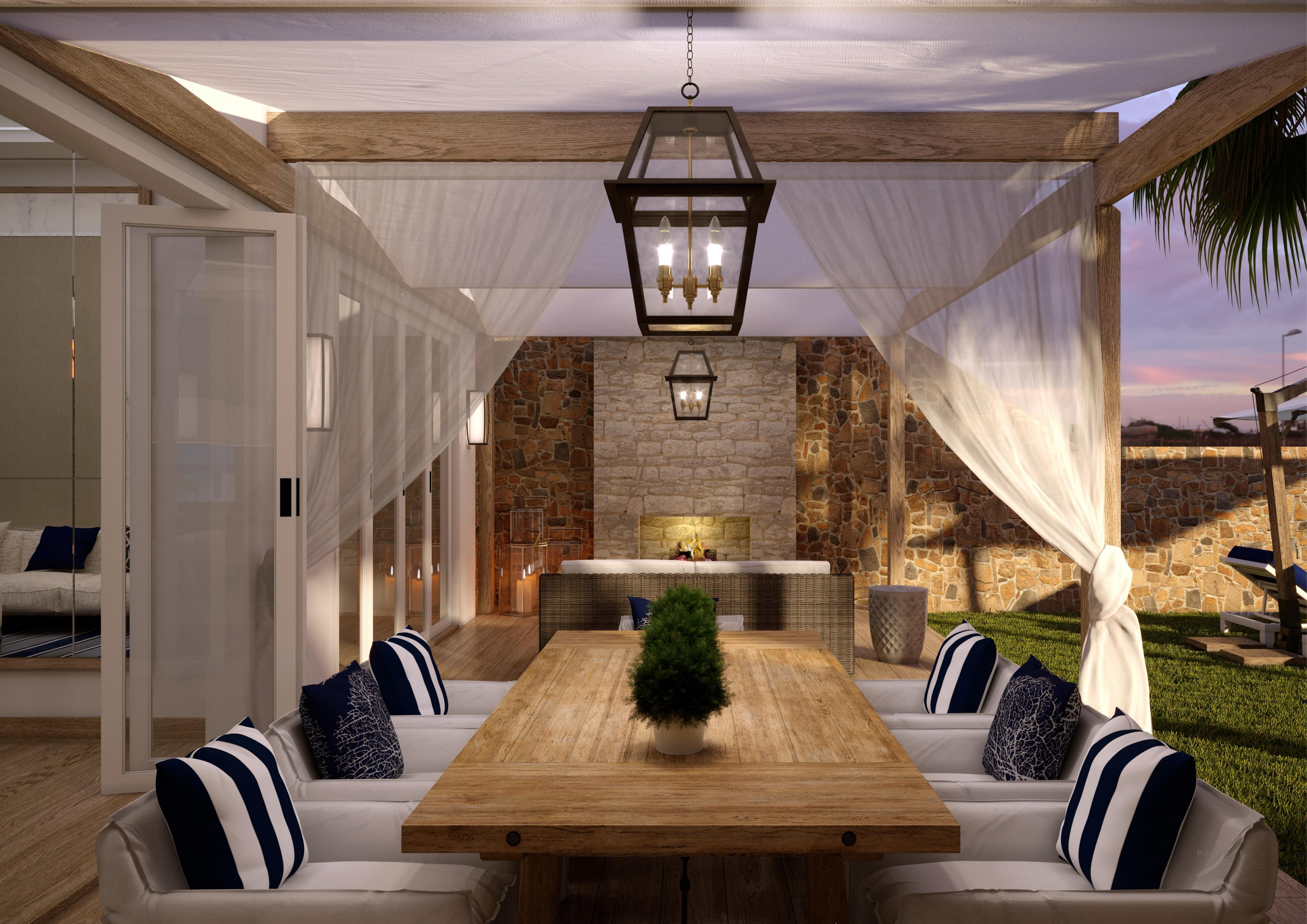 Minos Imperial Luxury Beach Resort & Spa Milatos Esterno foto 3D rendering of a pergola