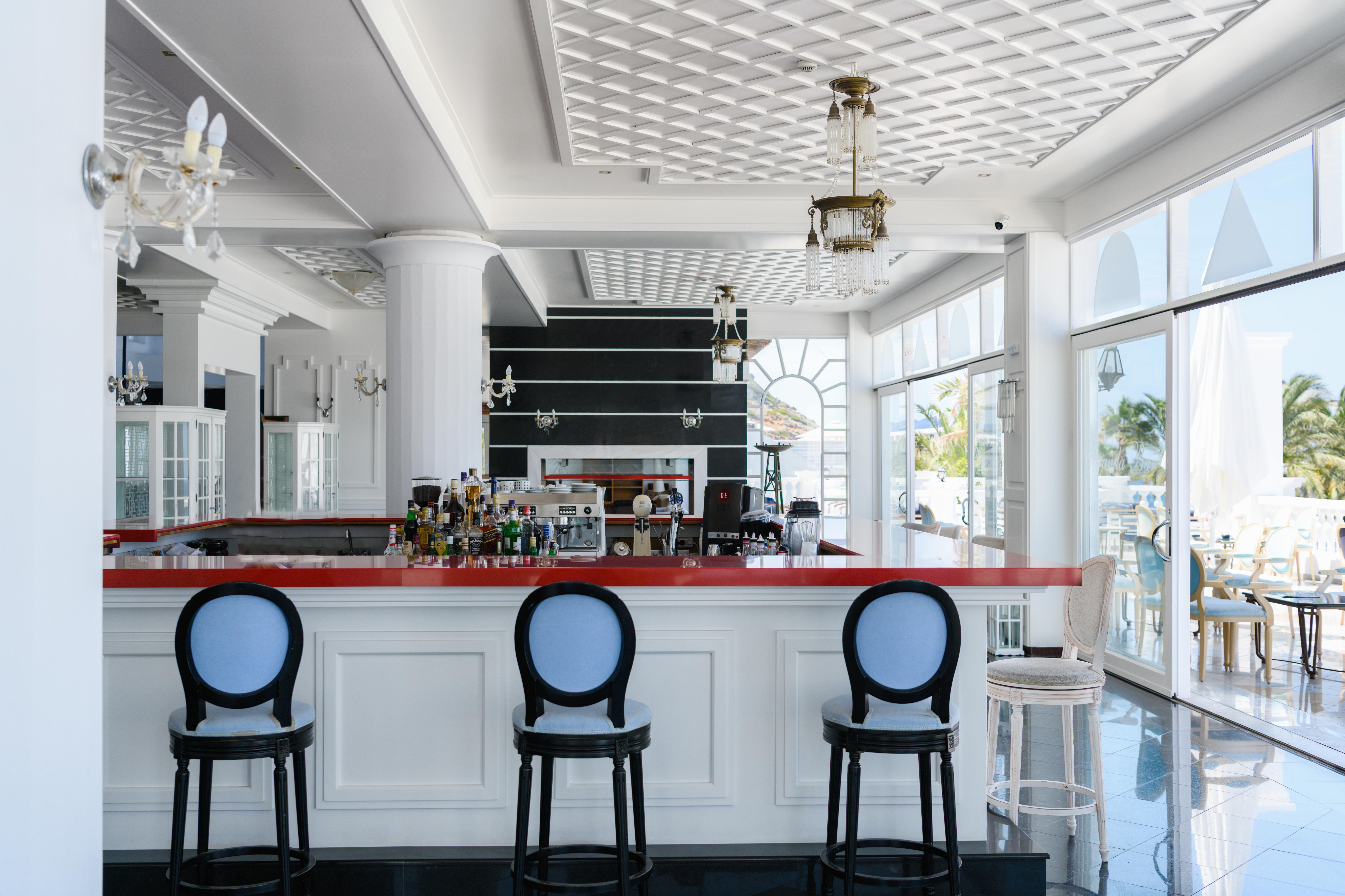 Minos Imperial Luxury Beach Resort & Spa Milatos Esterno foto The bar at the hotel