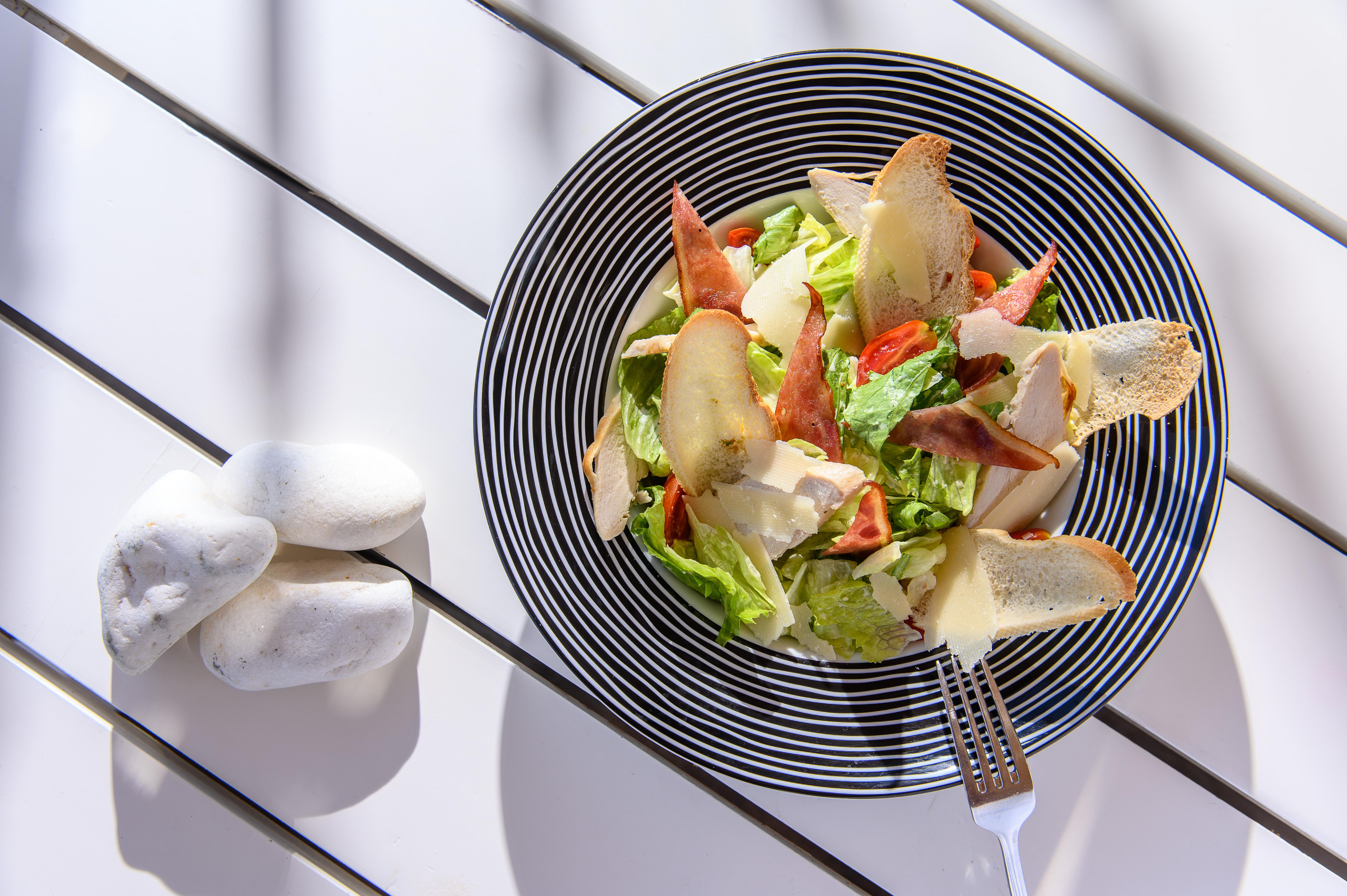Minos Imperial Luxury Beach Resort & Spa Milatos Esterno foto A Caesar salad