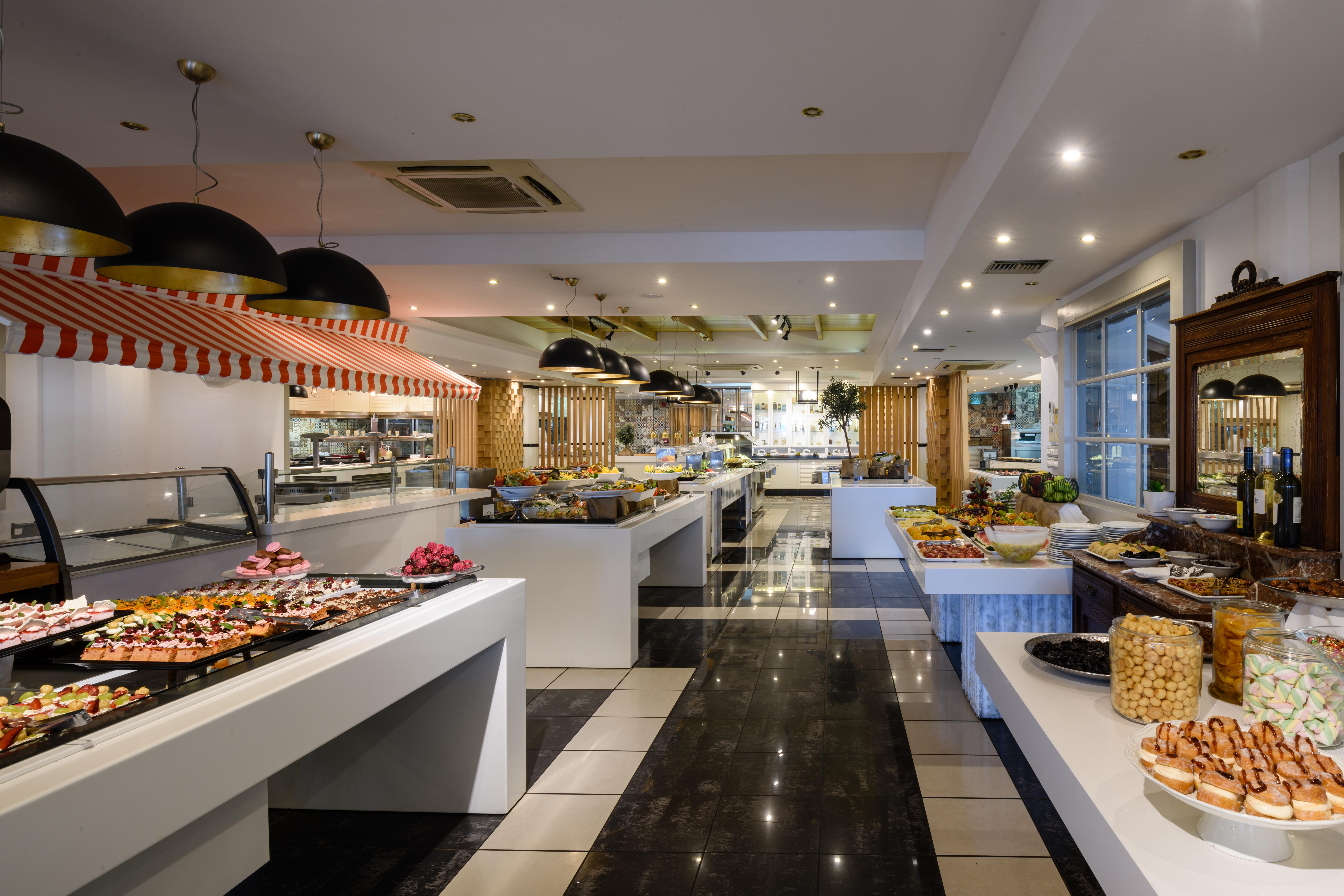 Minos Imperial Luxury Beach Resort & Spa Milatos Esterno foto The buffet at the hotel